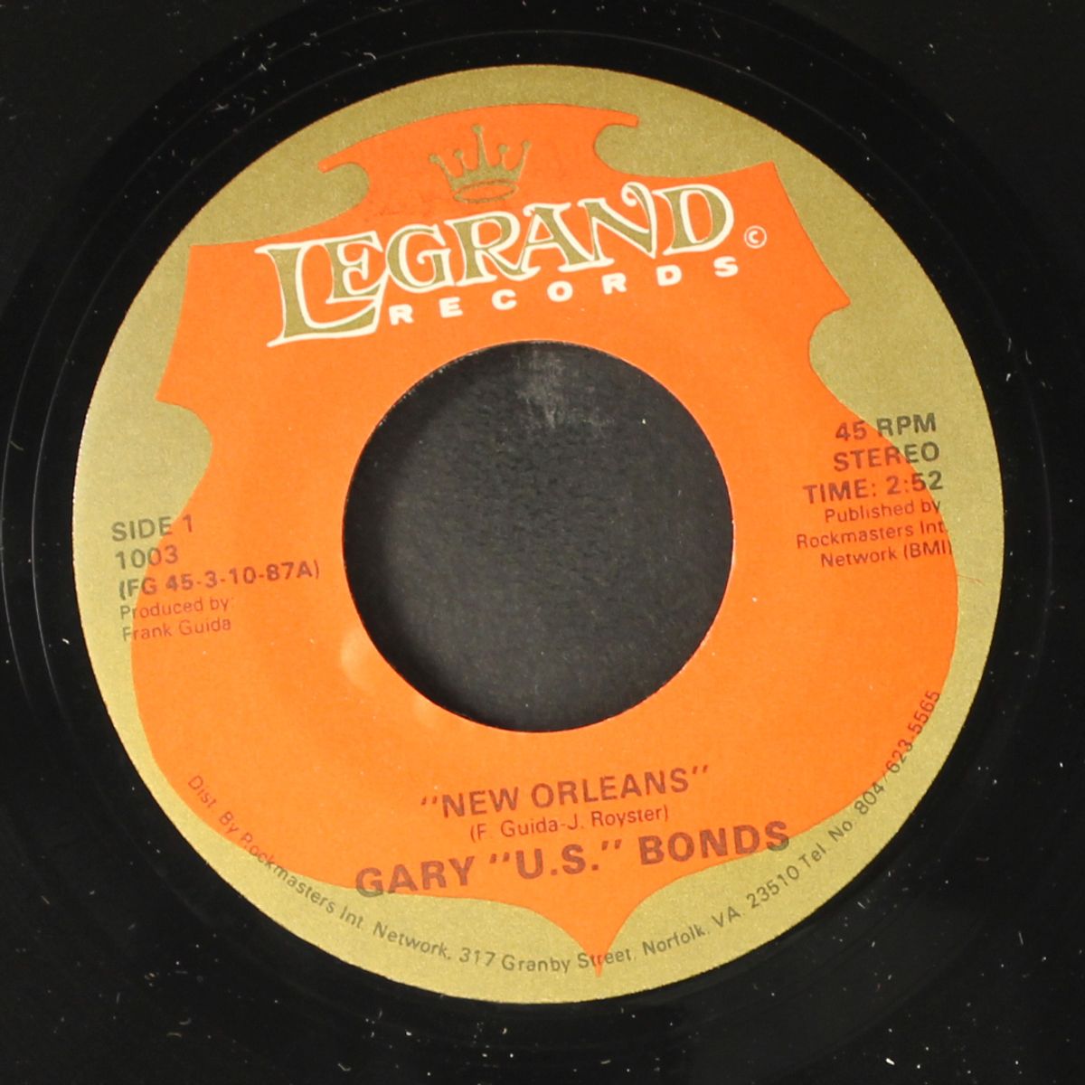 i wanna holler / new orleans by GARY 'U.S.' BONDS