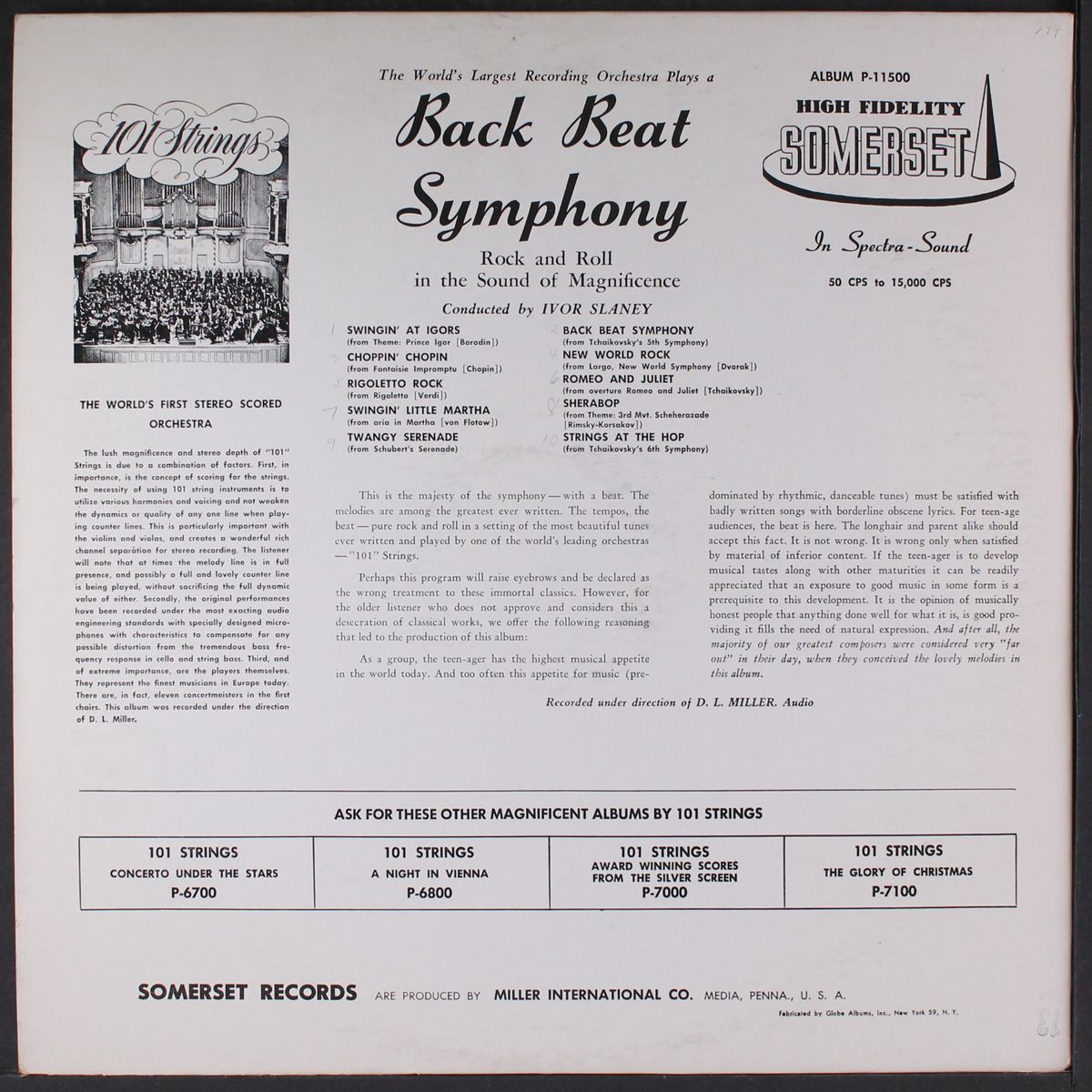 back beat symphony by 101 STRINGS