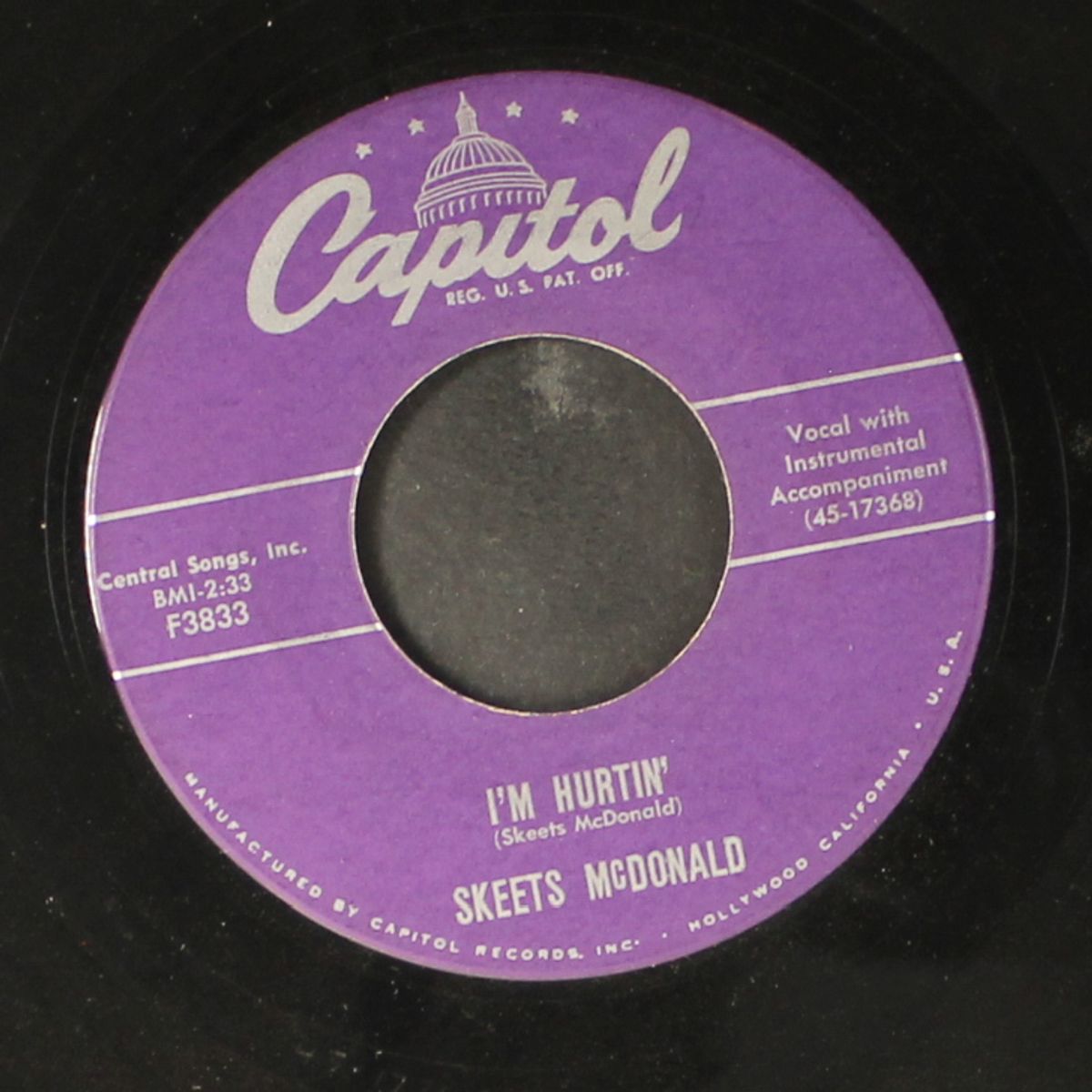 i'm hurtin' by SKEETS MCDONALD