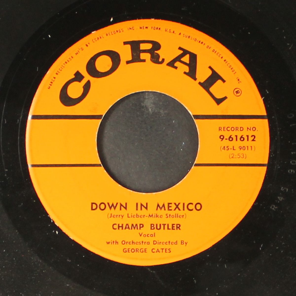 down in mexico / the joshua tree by CHAMP BUTLER
