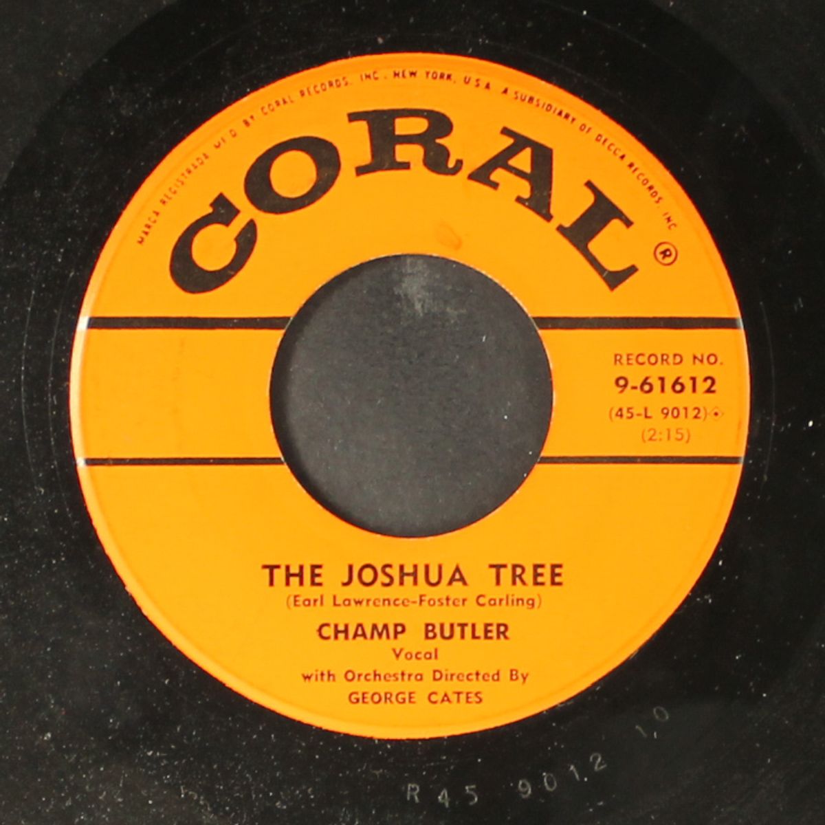 down in mexico / the joshua tree by CHAMP BUTLER