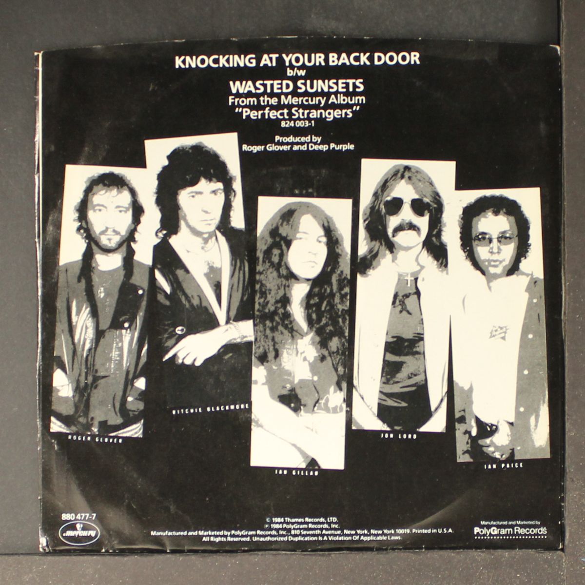 knocking at your back door (edit) / wasted sunset by DEEP PURPLE