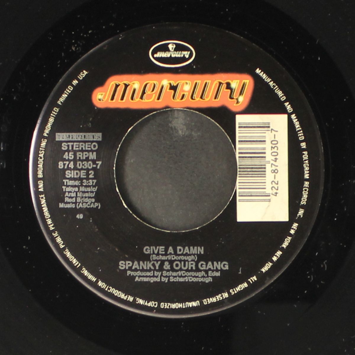 like to get to know you / give a damn by SPANKY & OUR GANG