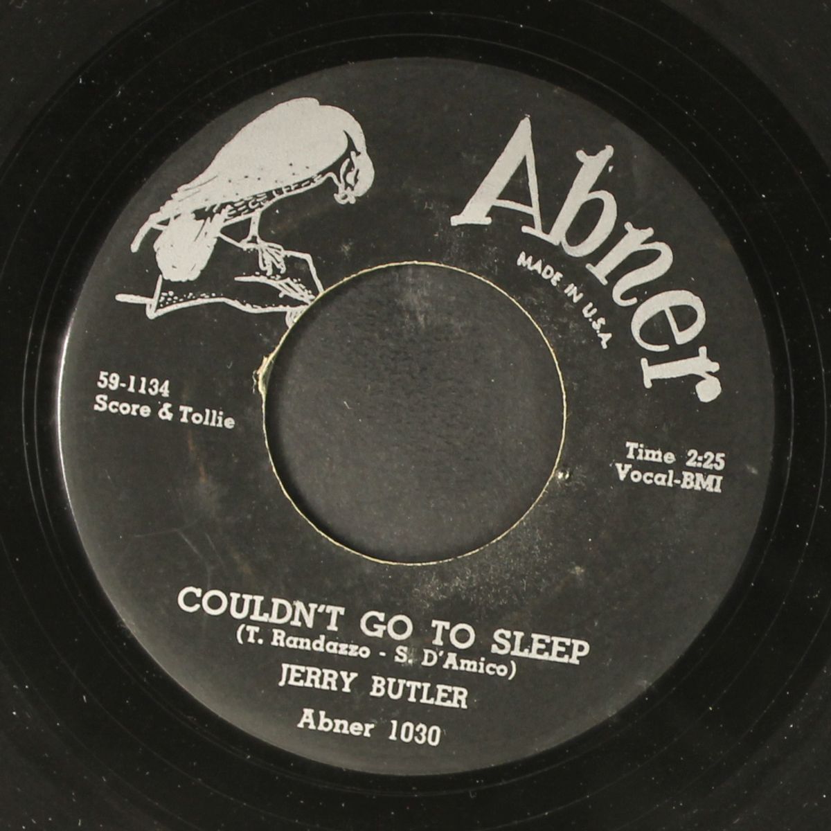 couldn't go to sleep / i was wrong by JERRY BUTLER