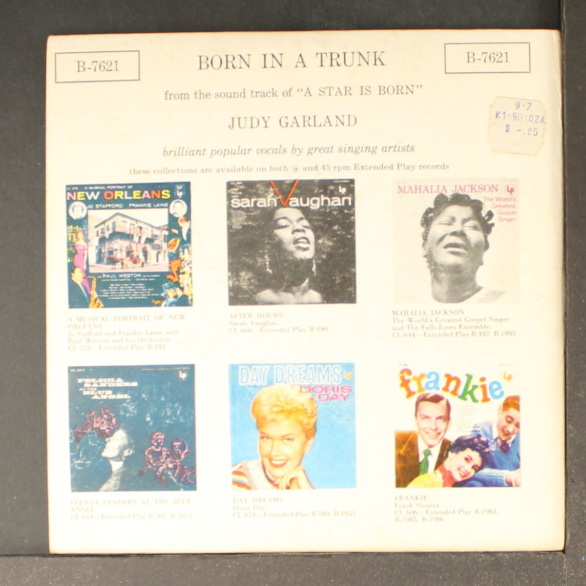 born in a trunk by JUDY GARLAND