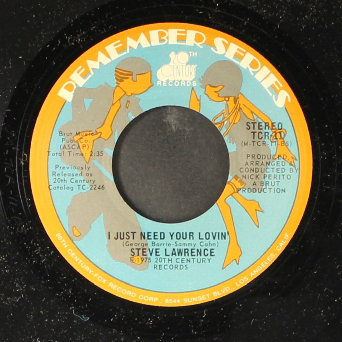 now that we're alone by STEVE LAWRENCE