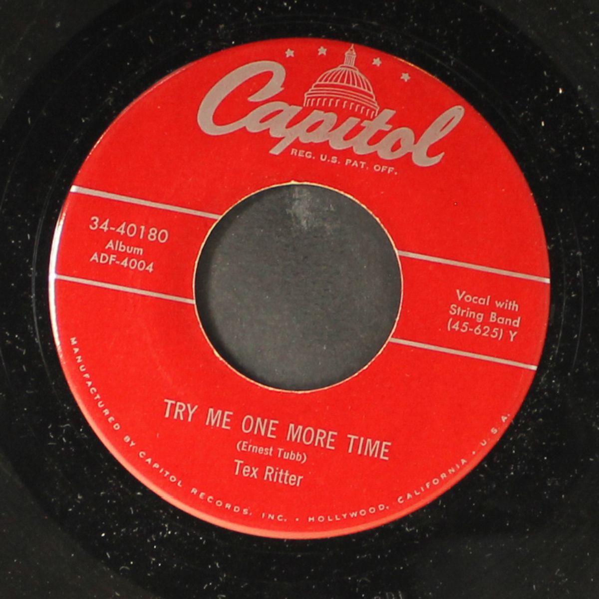 boll weevil song / try me one more time by TEX RITTER