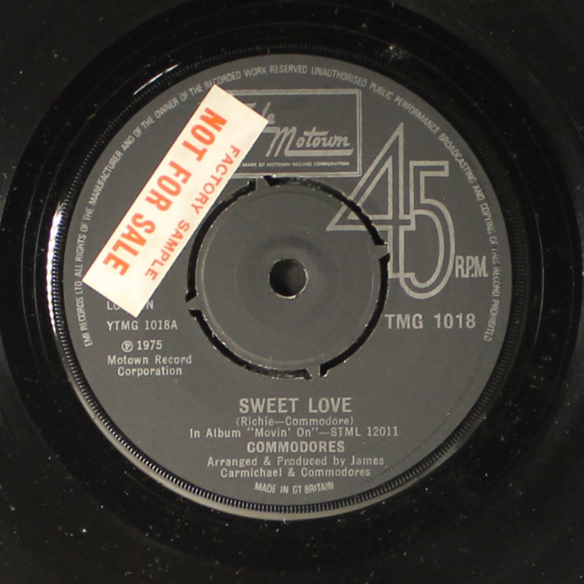 sweet love / better never than forever by COMMODORES