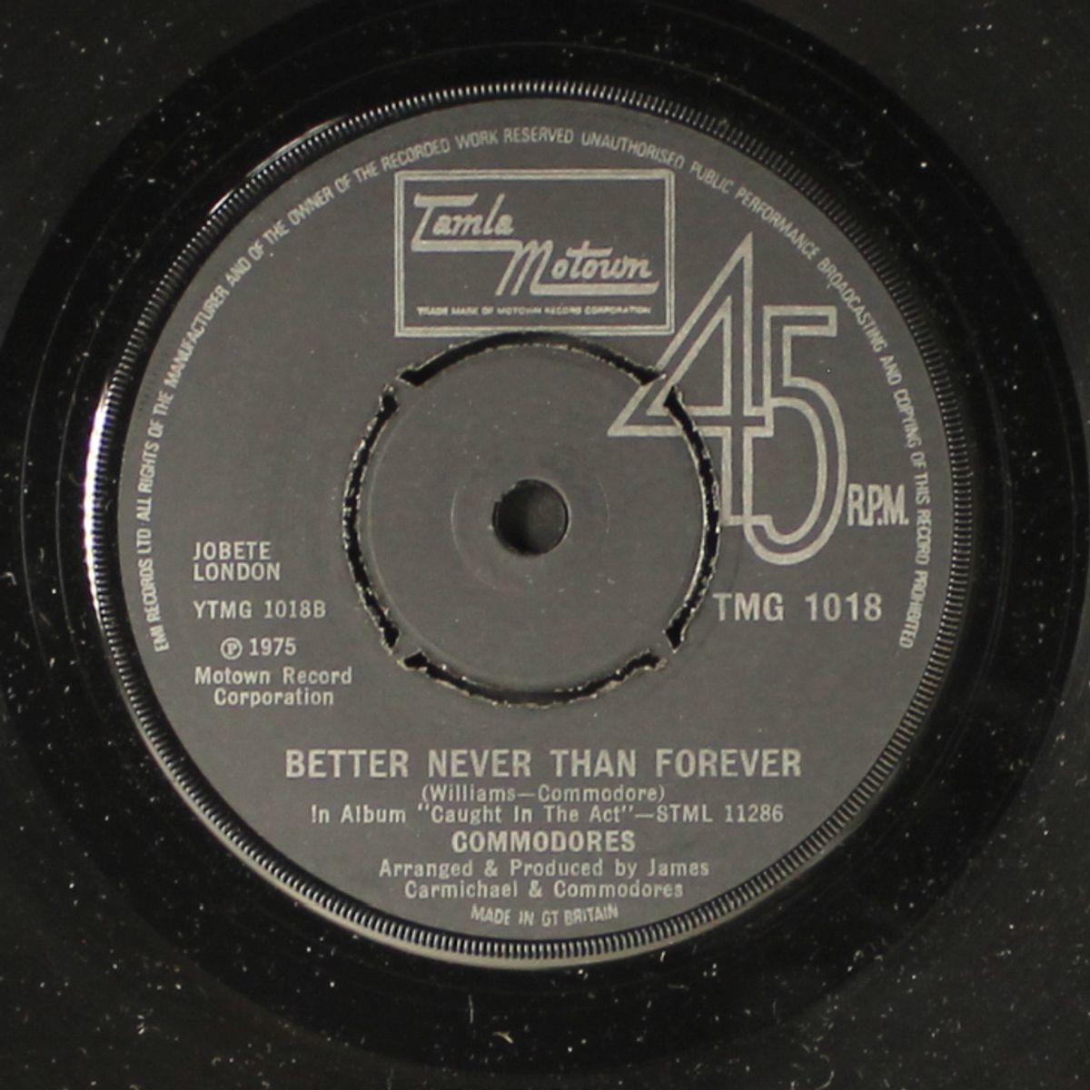 sweet love / better never than forever by COMMODORES