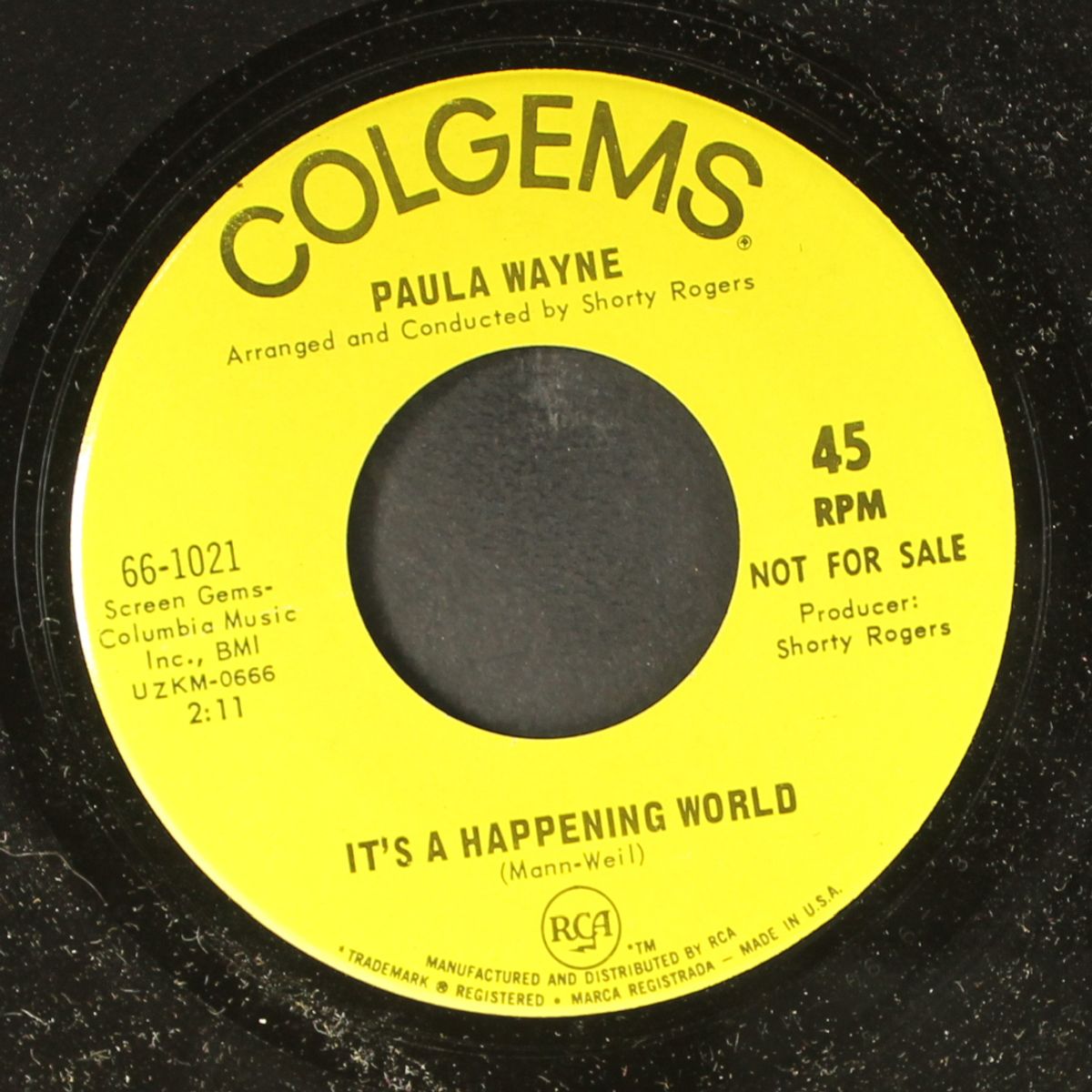 yours until tomorrow / it's a happening world by PAULA WAYNE