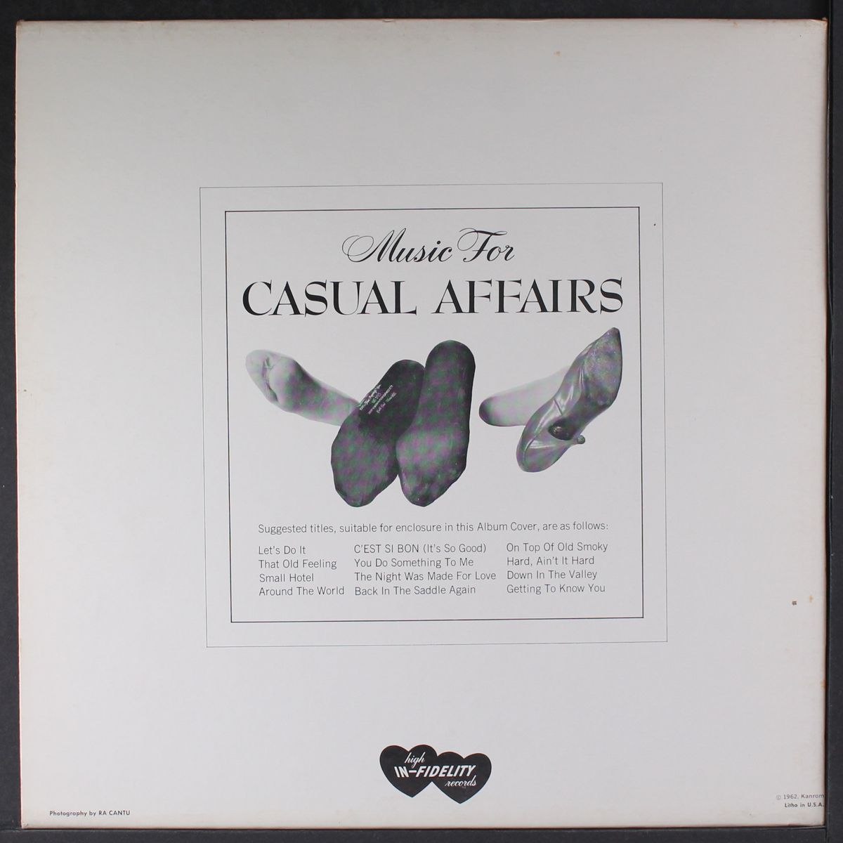 music for casual affairs by NO ARTIST