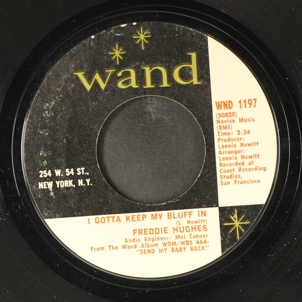 i gotta keep my bluff in / he's no good by FREDDIE HUGHES