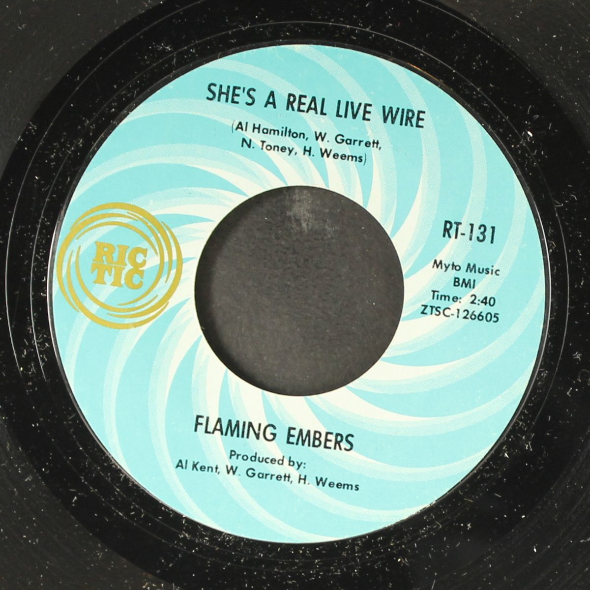 she's a real live wire / let's have a love-in by FLAMING EMBERS