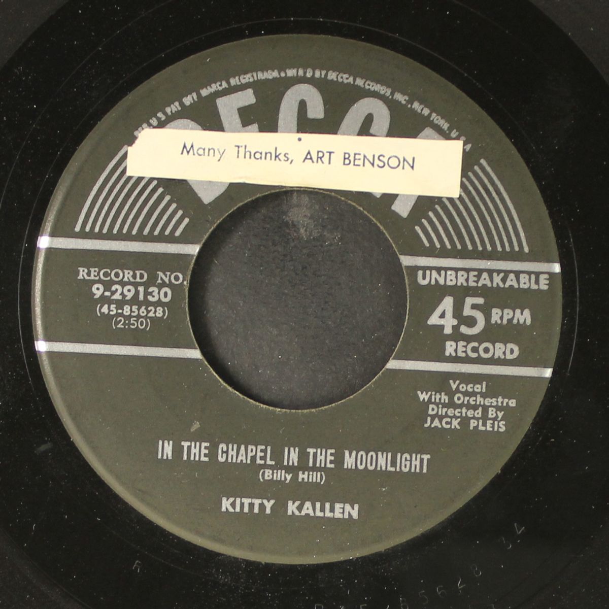 in the chapel in the moonlight by KITTY KALLEN
