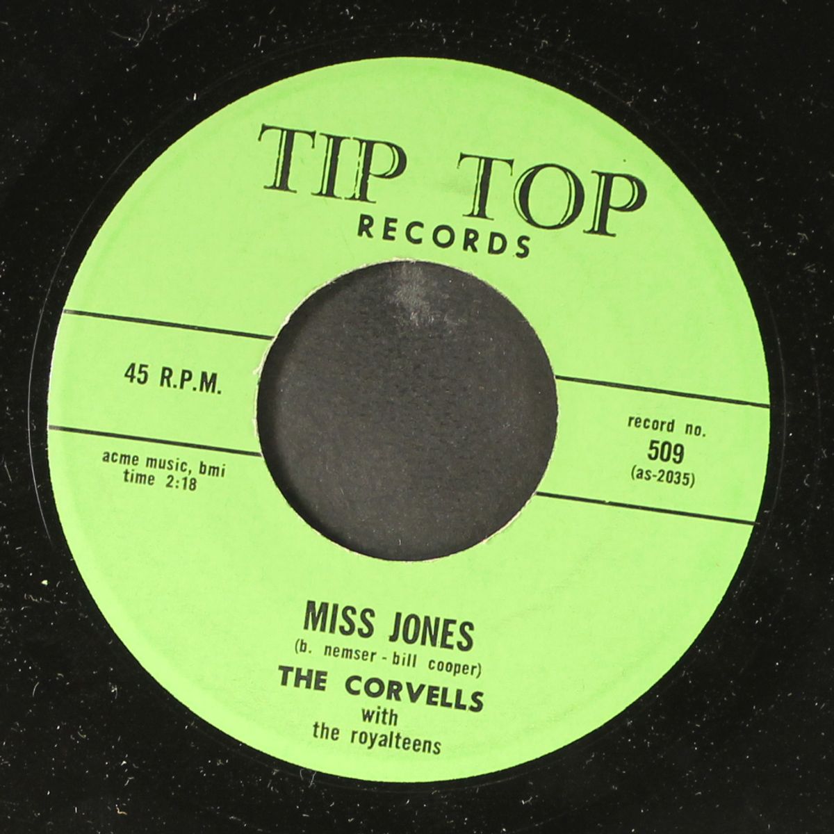 we made a vow / miss jones by CORVELLS