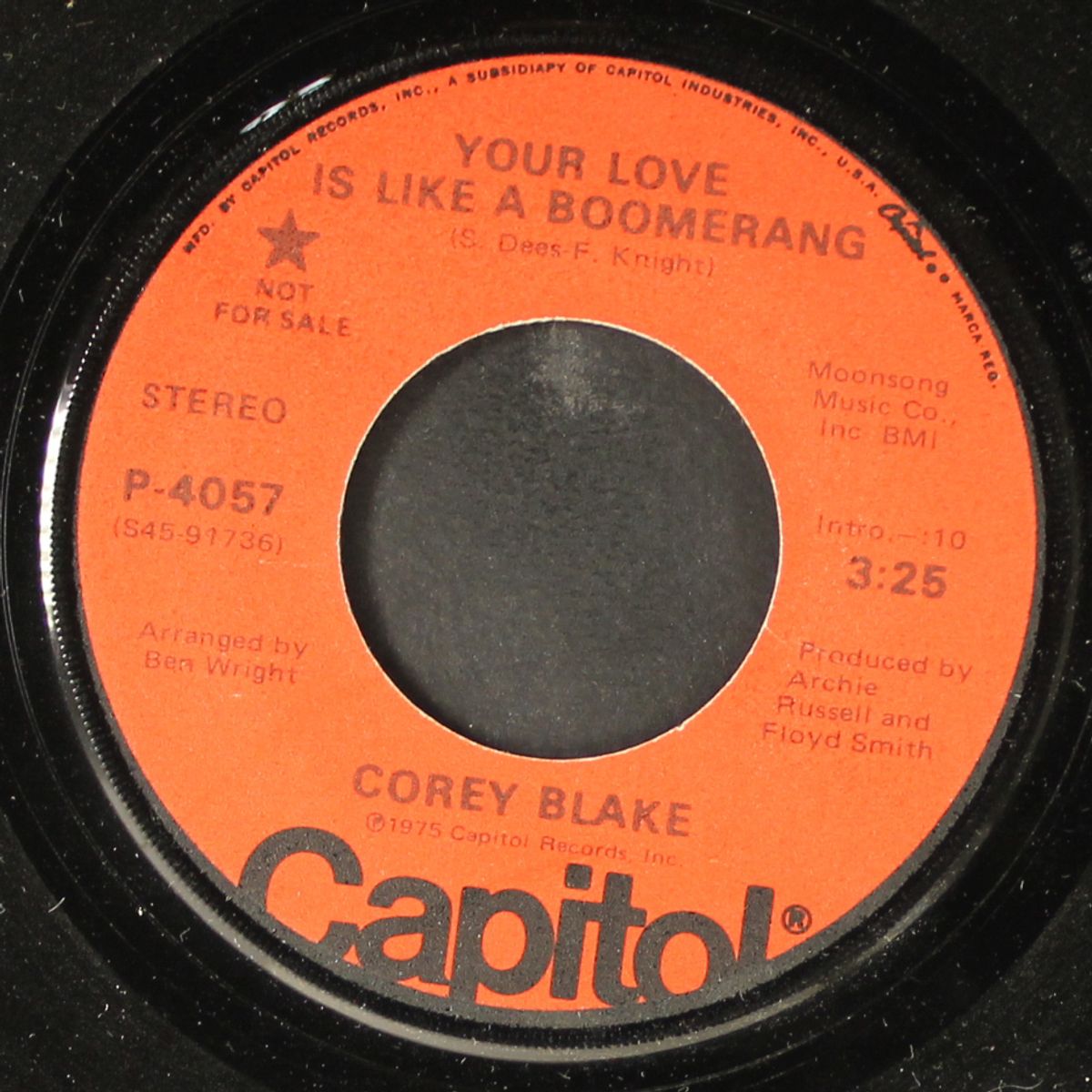 your love is like a boomerang / mono by COREY BLAKE