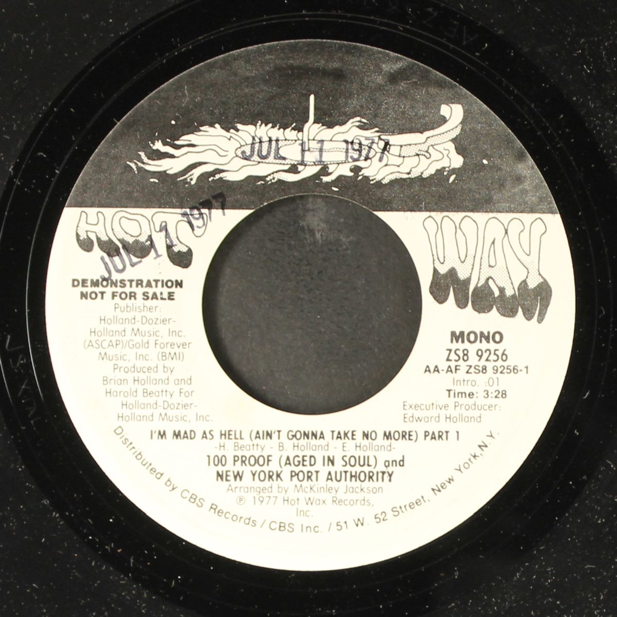 i'm mad as hell / mono by 100 PROOF & NEW YORK PORT AUTHORITY