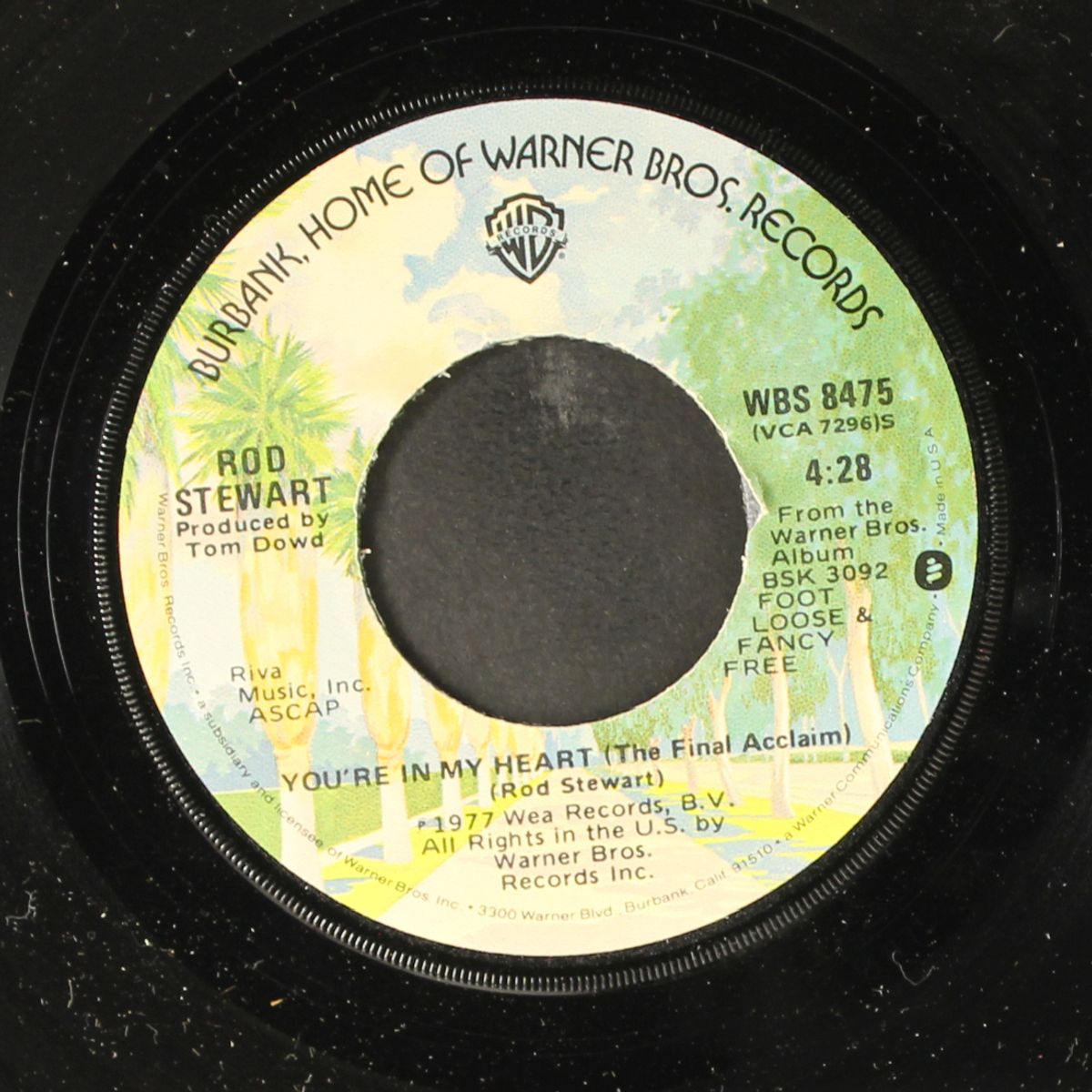 you're in my heart / you got a nerve by ROD STEWART