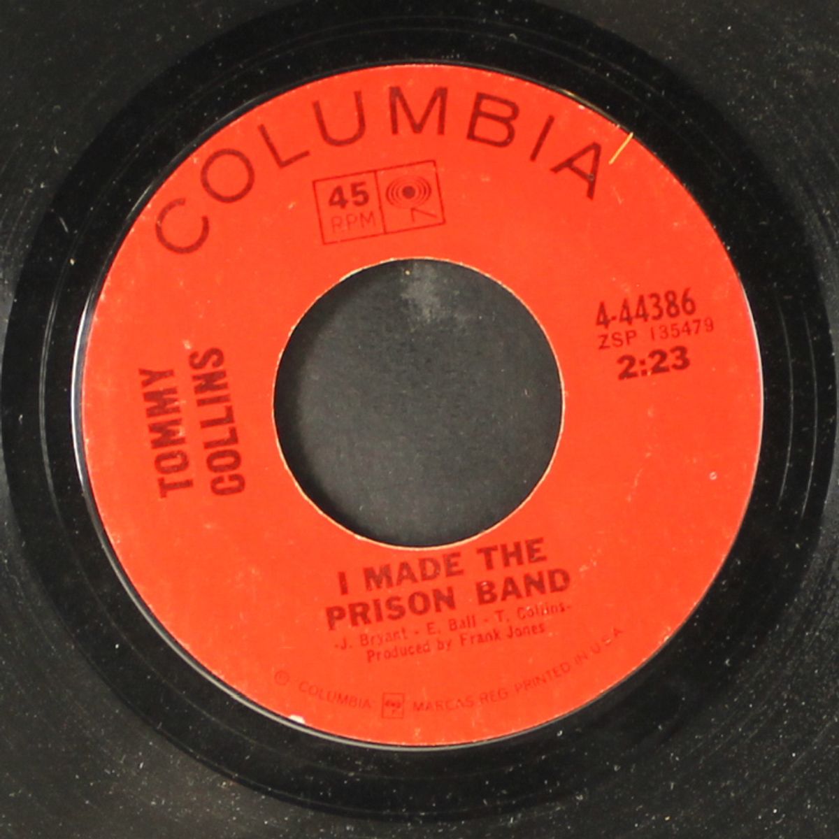 i made the prison band by TOMMY COLLINS