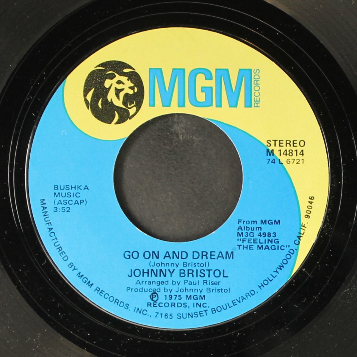 love takes tears / go on and dream by JOHNNY BRISTOL