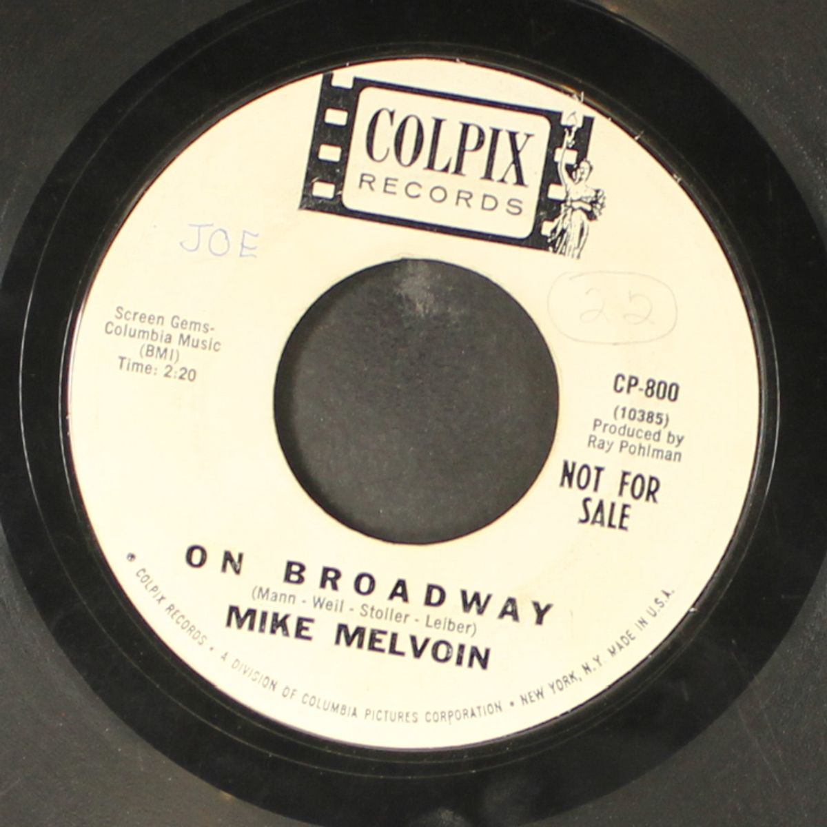on broadway / promise her anything by MIKe MELVOIN
