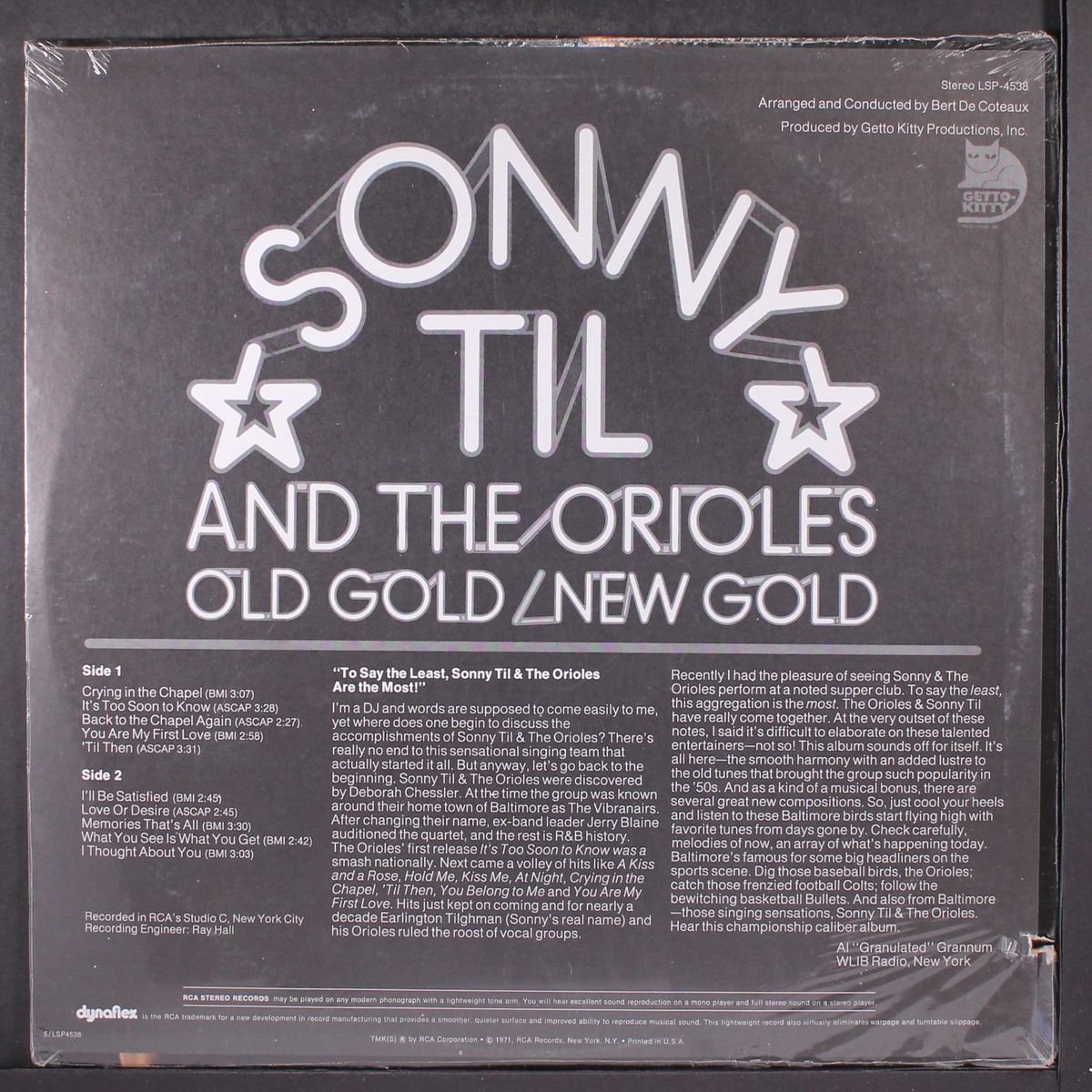 old gold new gold by SONNY TIL & ORIOLES