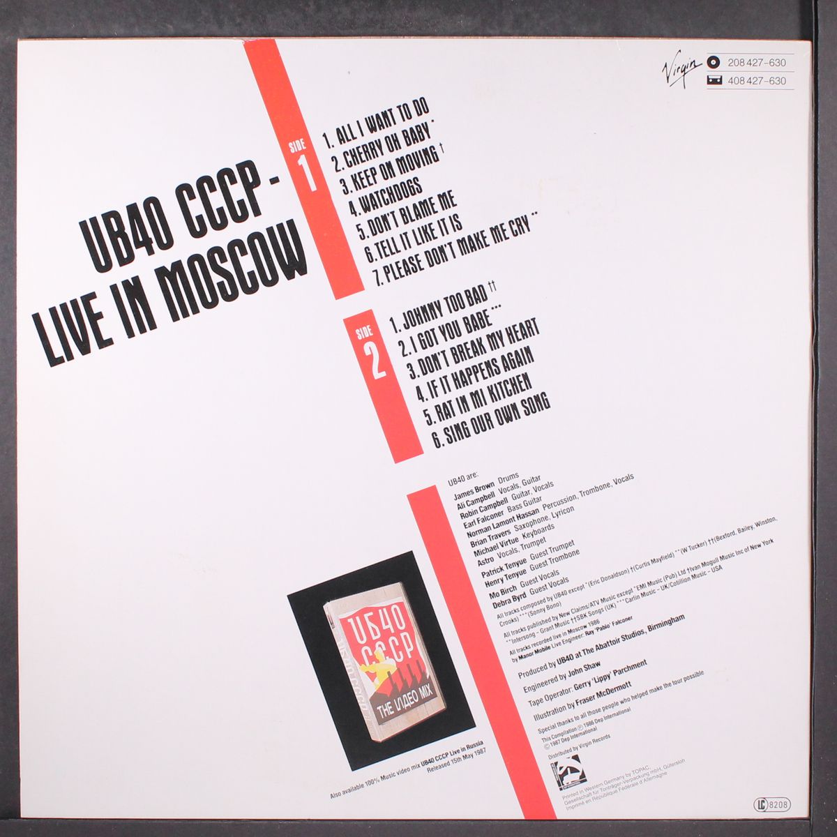 live in moscow by UB40
