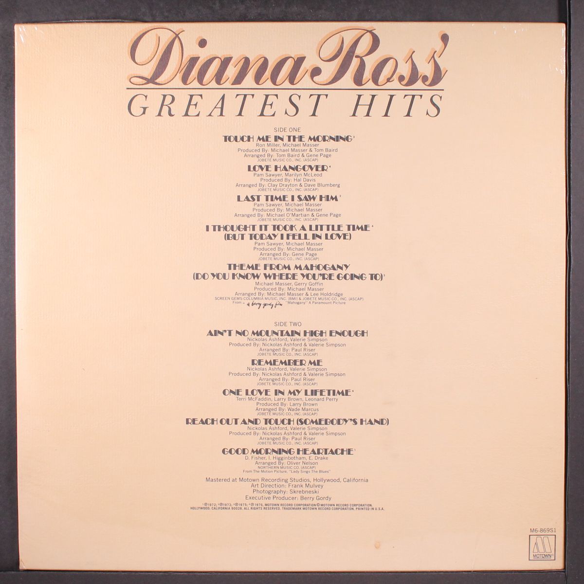 greatest hits by DIANA ROSS