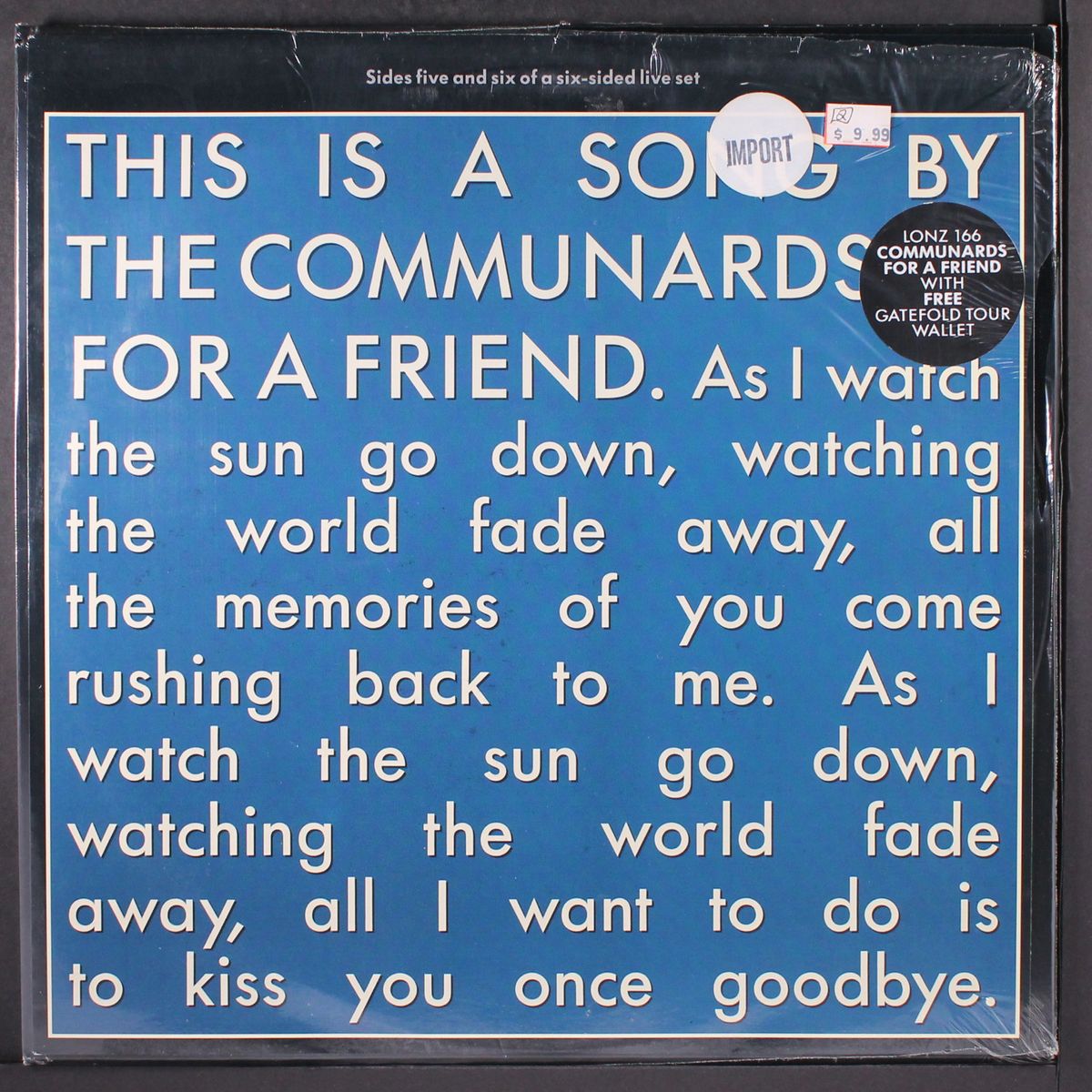 for a friend (sides 5/6) by COMMUNARDS