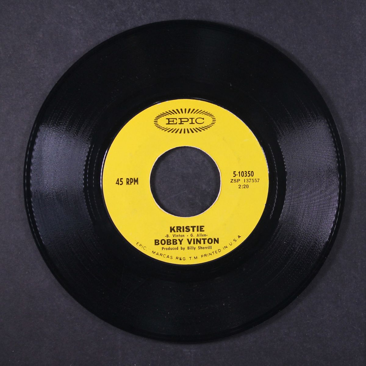 halfway to paradise / (my little) christie by BOBBY VINTON