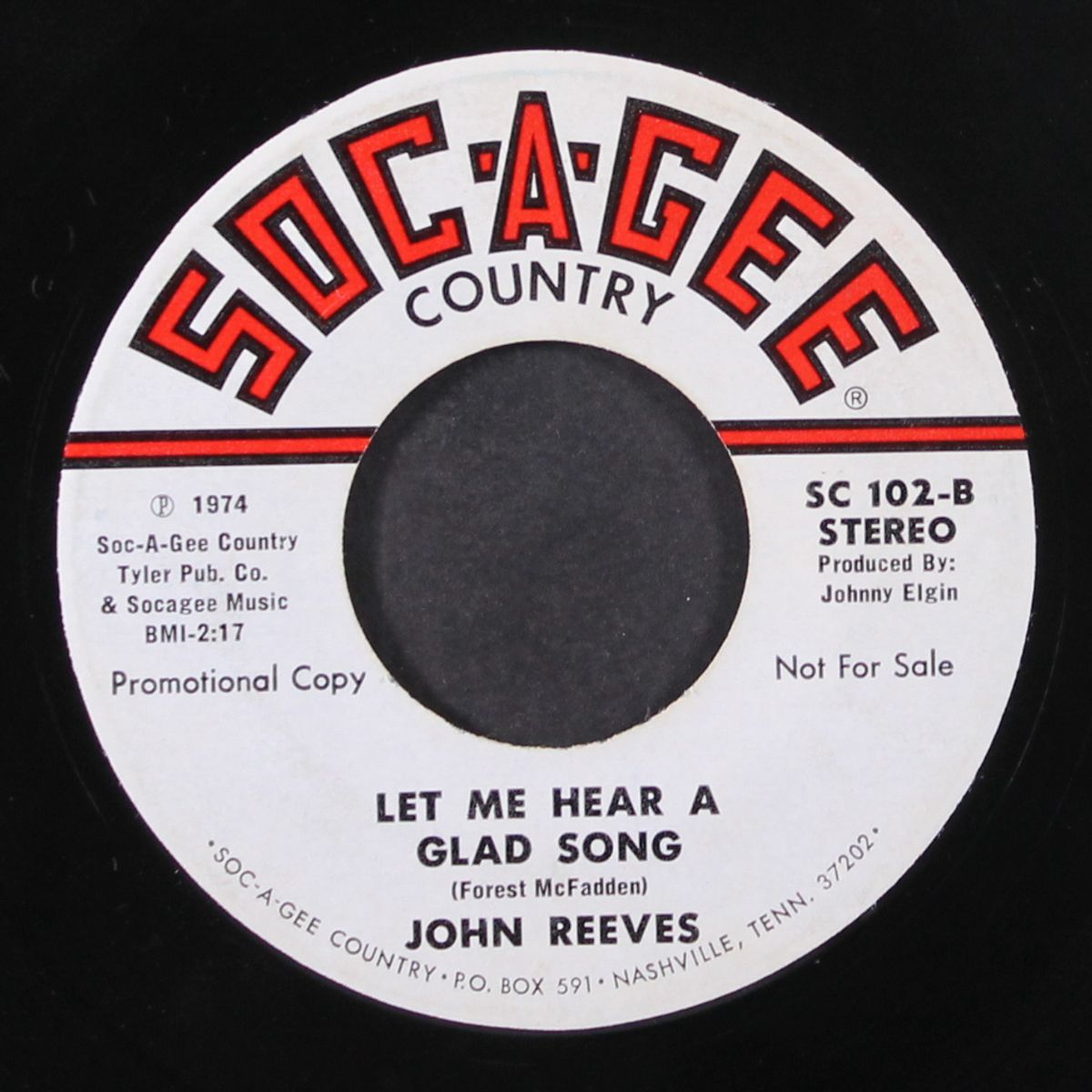 this time it's over / let me hear a glad song by JOHN REEVES