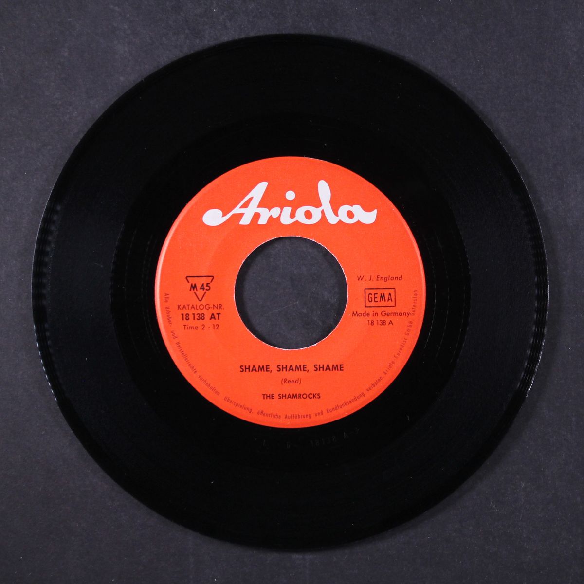 shame, shame, shame / down home special by SHAMROCKS