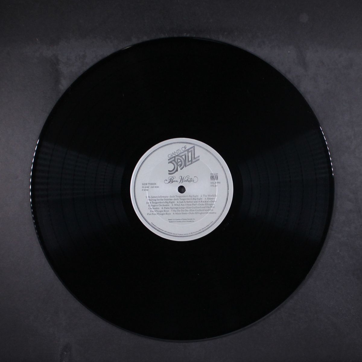 giants of jazz by BEN WEBSTER