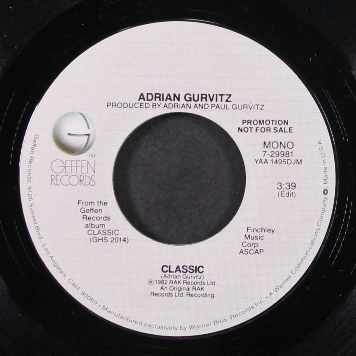classic / mono by ADRIAN GURVITZ