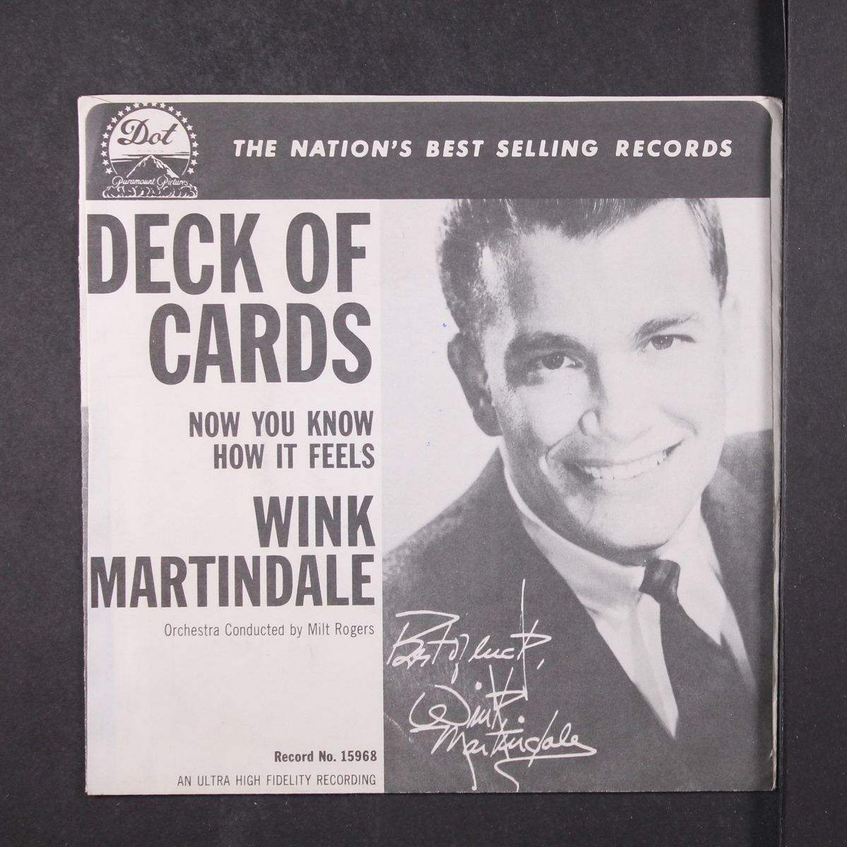 deck of cards / now you know how it feels by WINK MARTINDALE