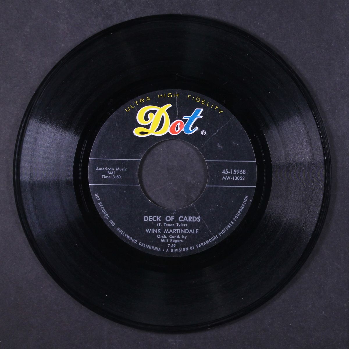 deck of cards / now you know how it feels by WINK MARTINDALE