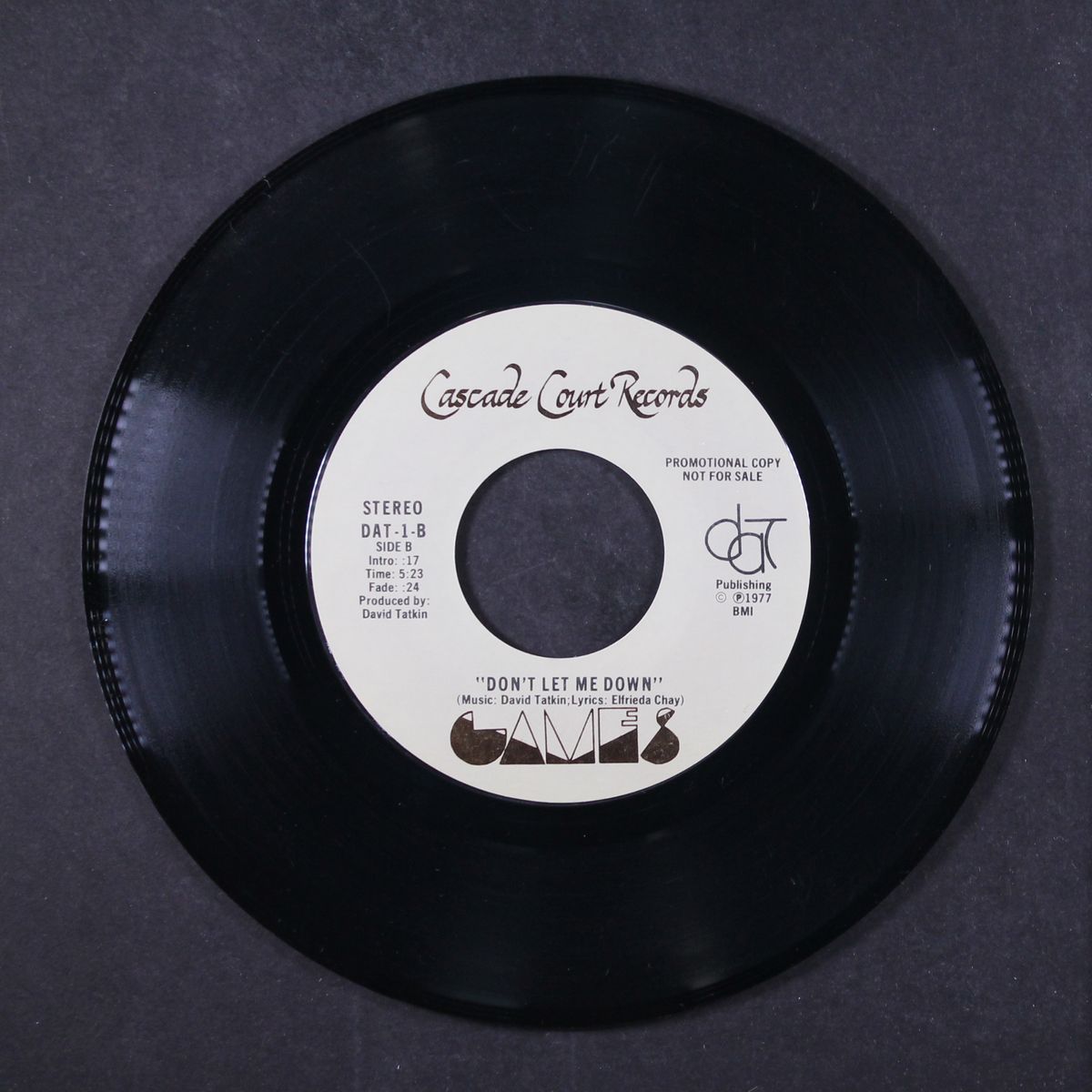 don't let me down / feeling this feeling by GAMES