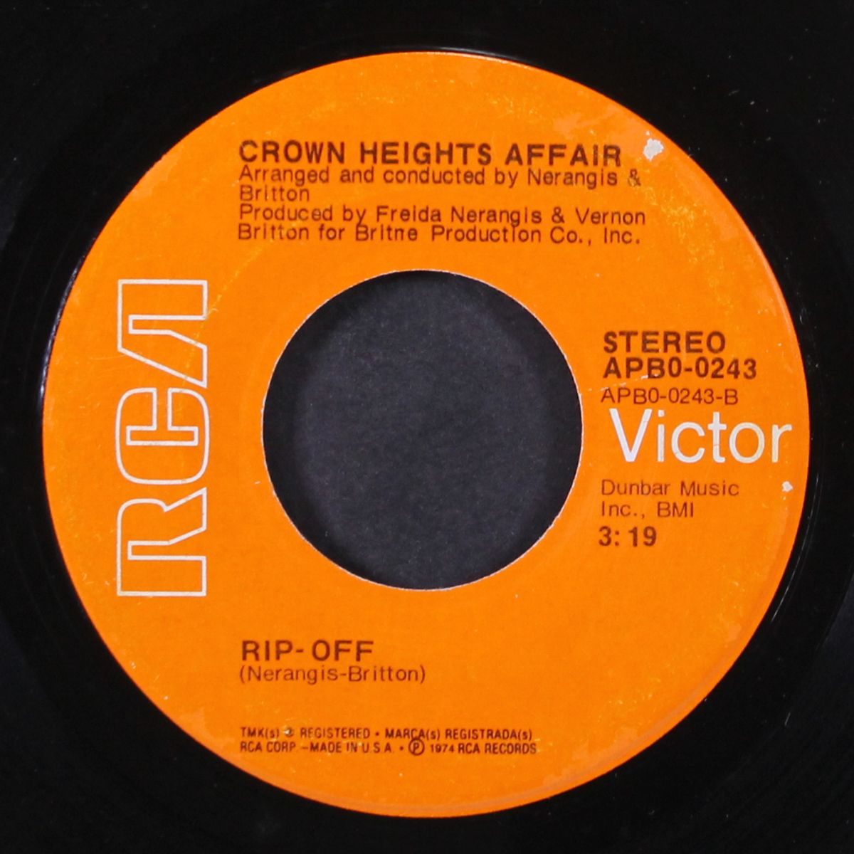 leave the kids alone / rip-off by CROWN HEIGHTS AFFAIR