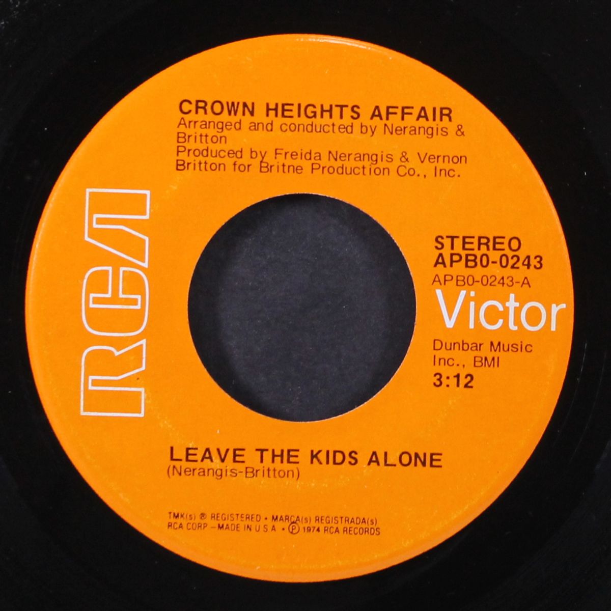 leave the kids alone / rip-off by CROWN HEIGHTS AFFAIR