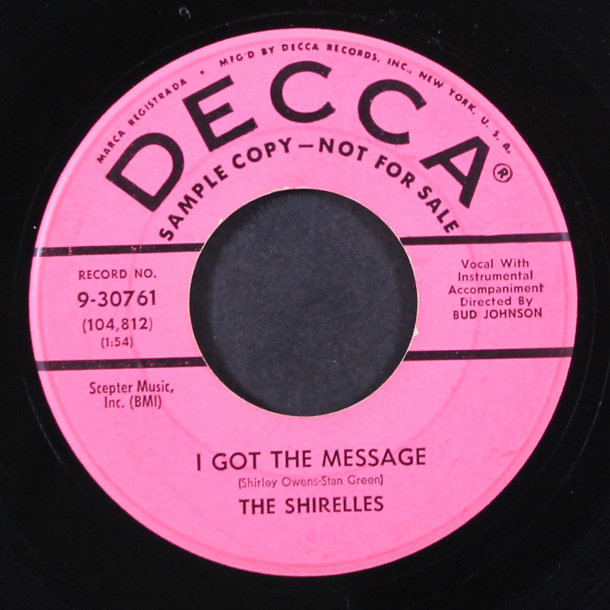 i got the message / stop me by SHIRELLES