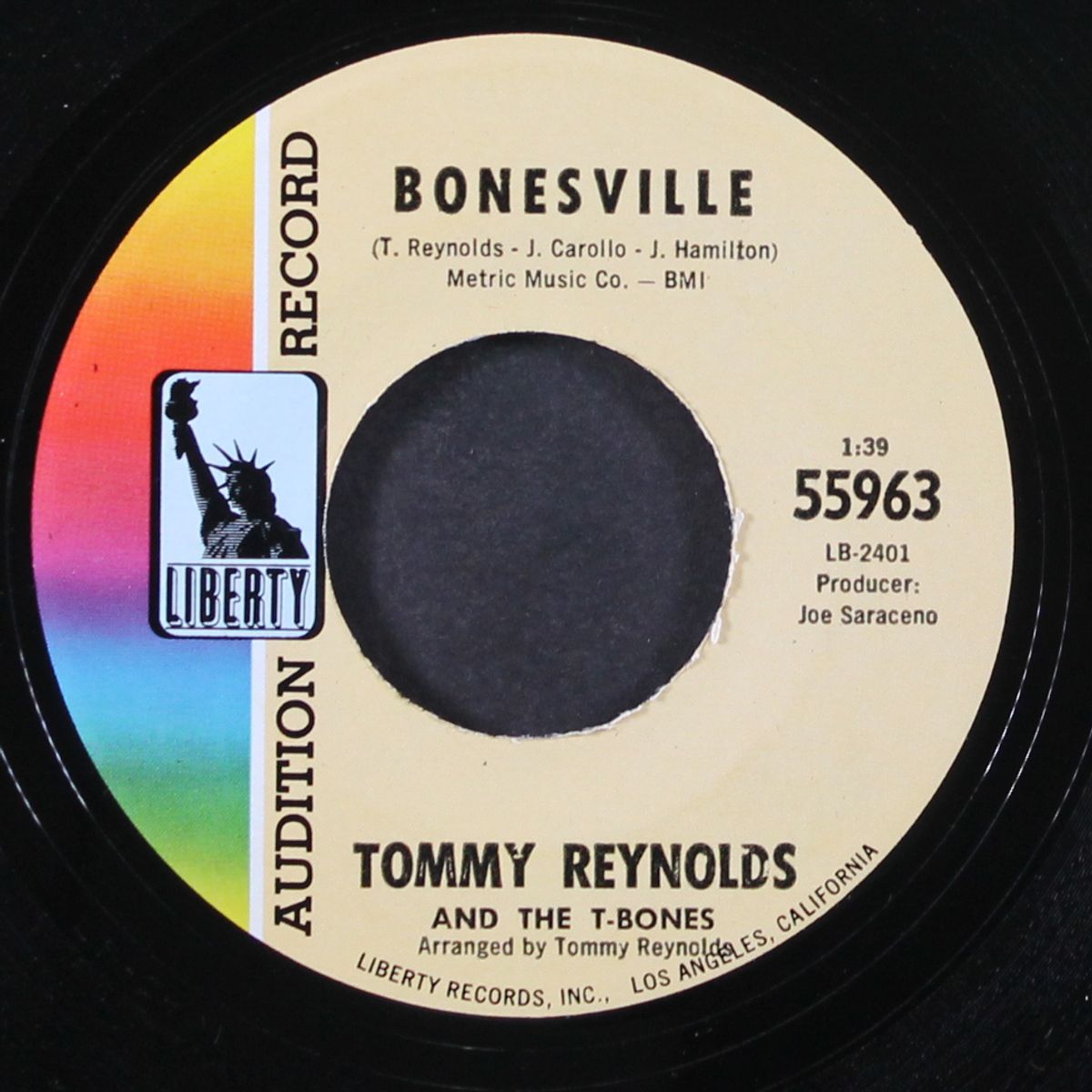 the beat goes on / bonesville by TOMMY REYNOLDS