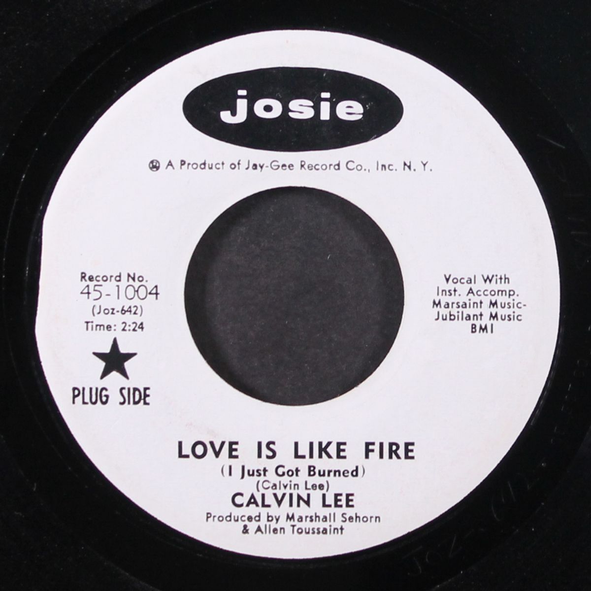 i can hear you calling / love is like fire by CALVIN LEE