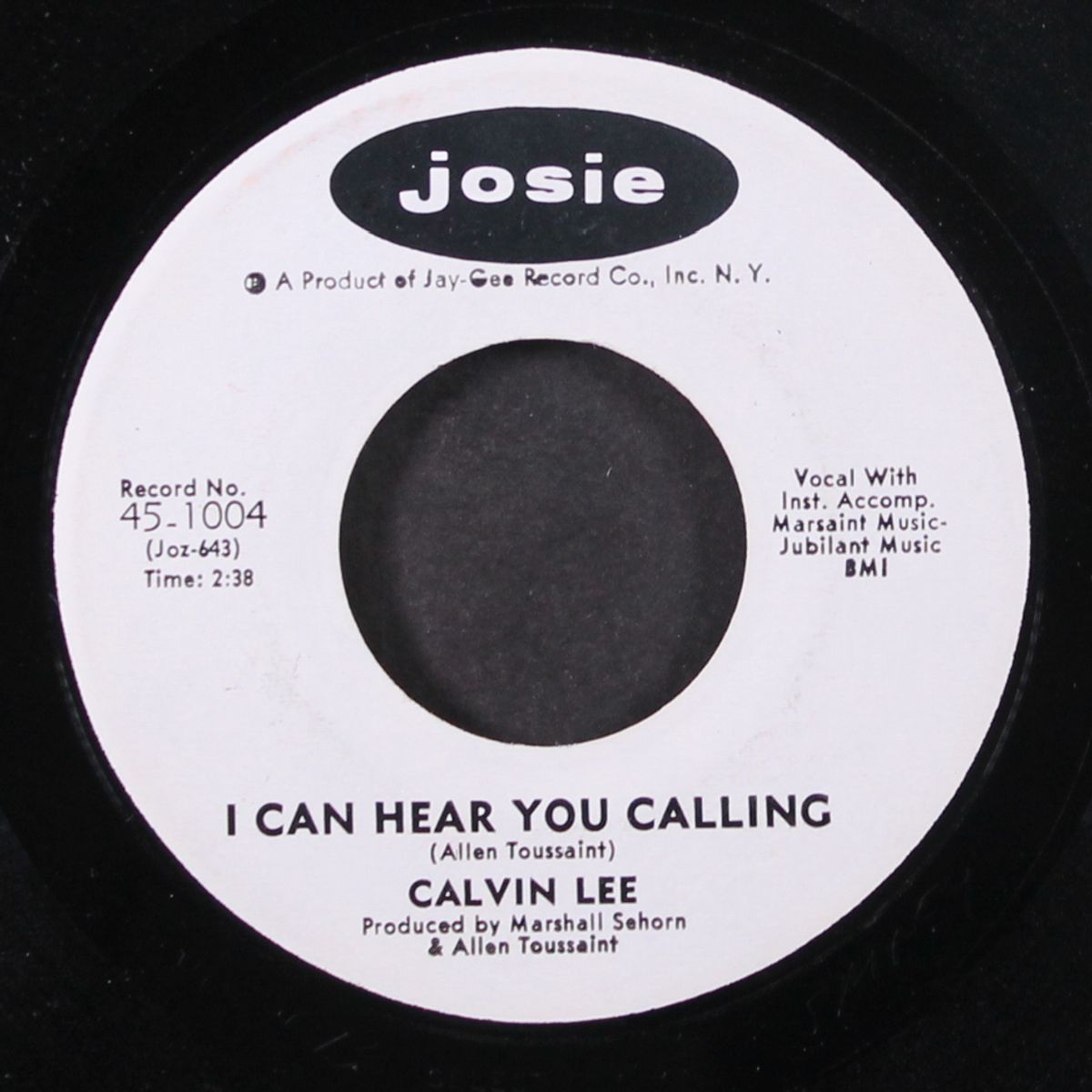 i can hear you calling / love is like fire by CALVIN LEE