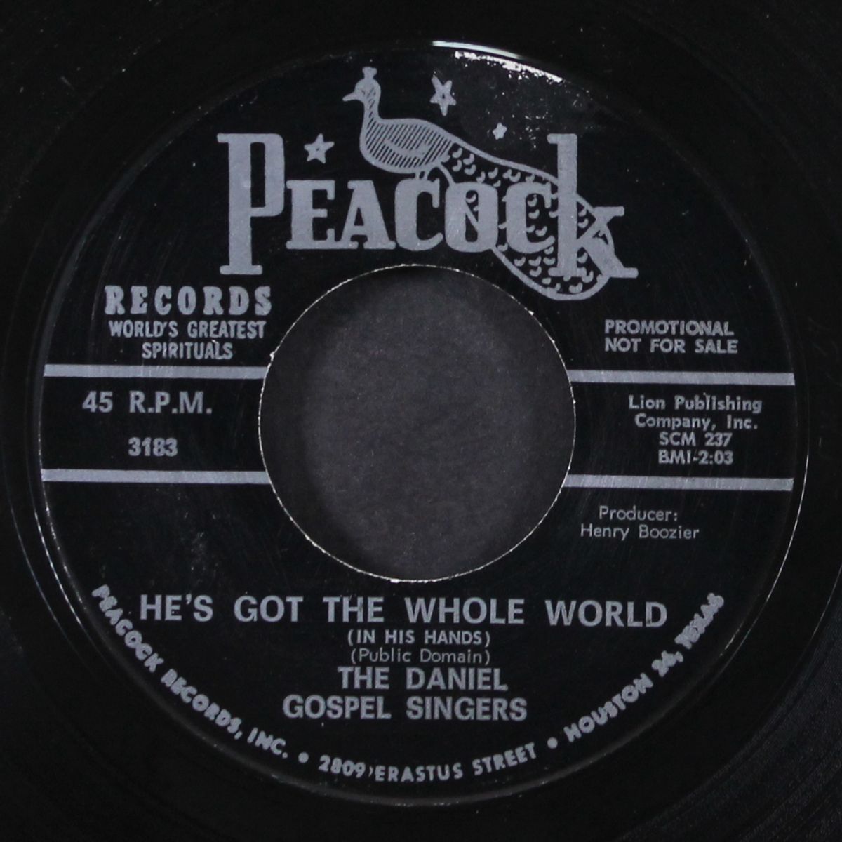 were you there / he's got the whole world by REV. W. LEO DANIELS