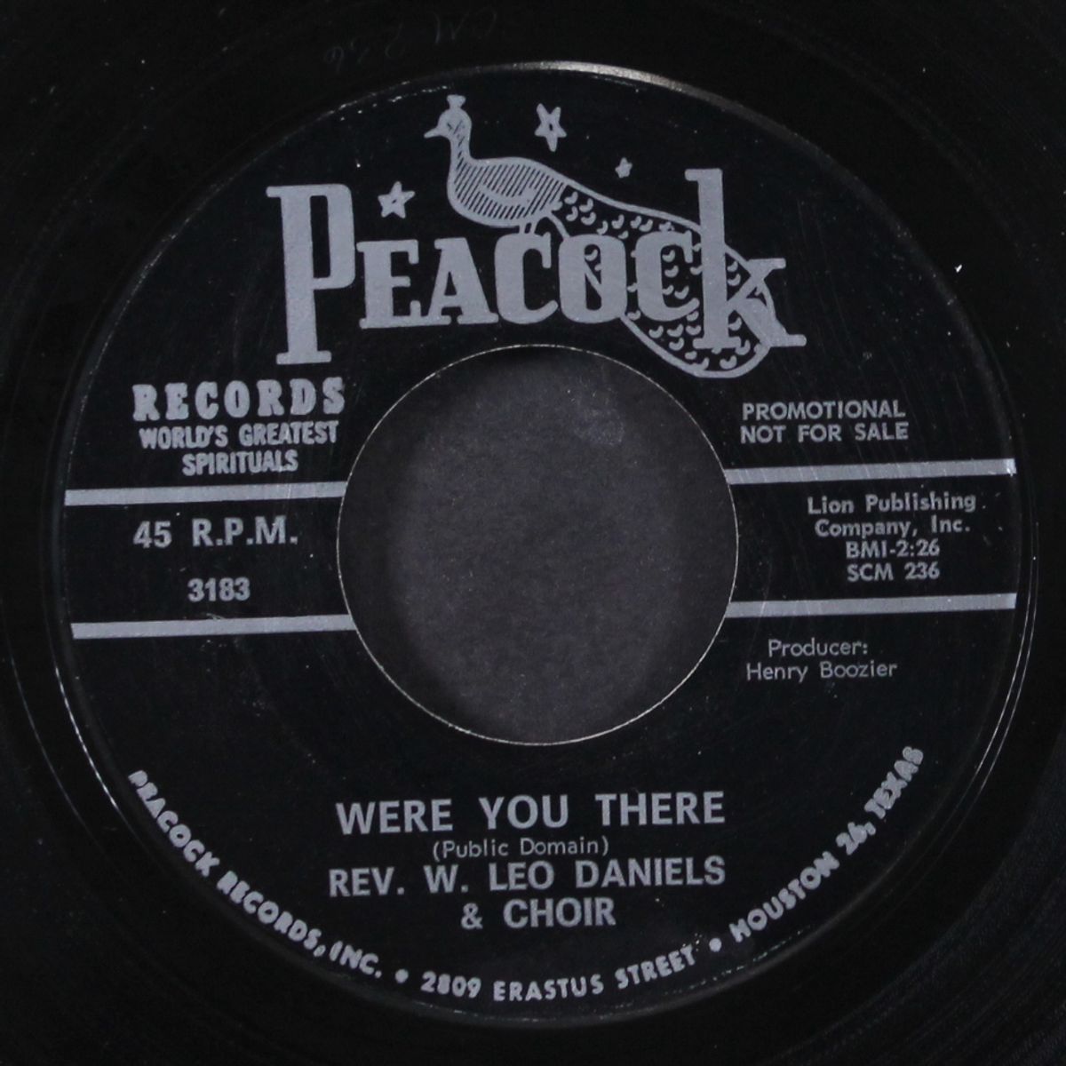 were you there / he's got the whole world by REV. W. LEO DANIELS