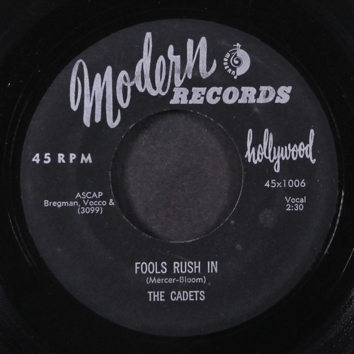 fools rush in / i'll be spinning by CADETS