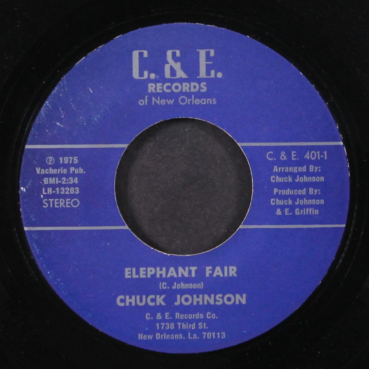 tryin' hard to forget / elephant fair by CHUCK JOHNSON