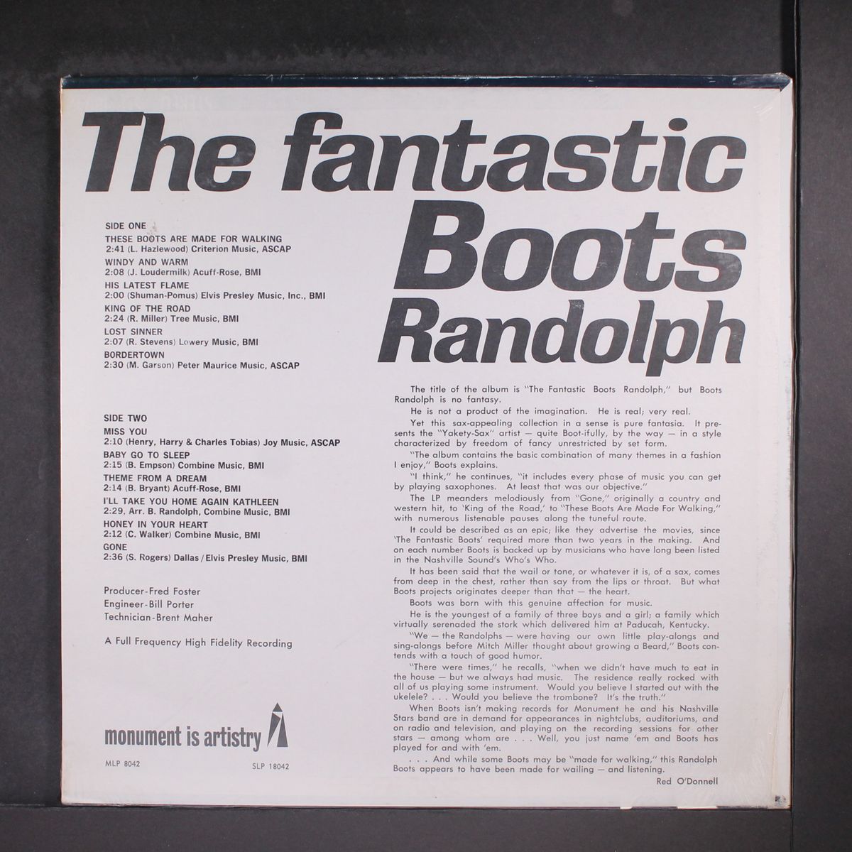 the fantastic by BOOTS RANDOLPH