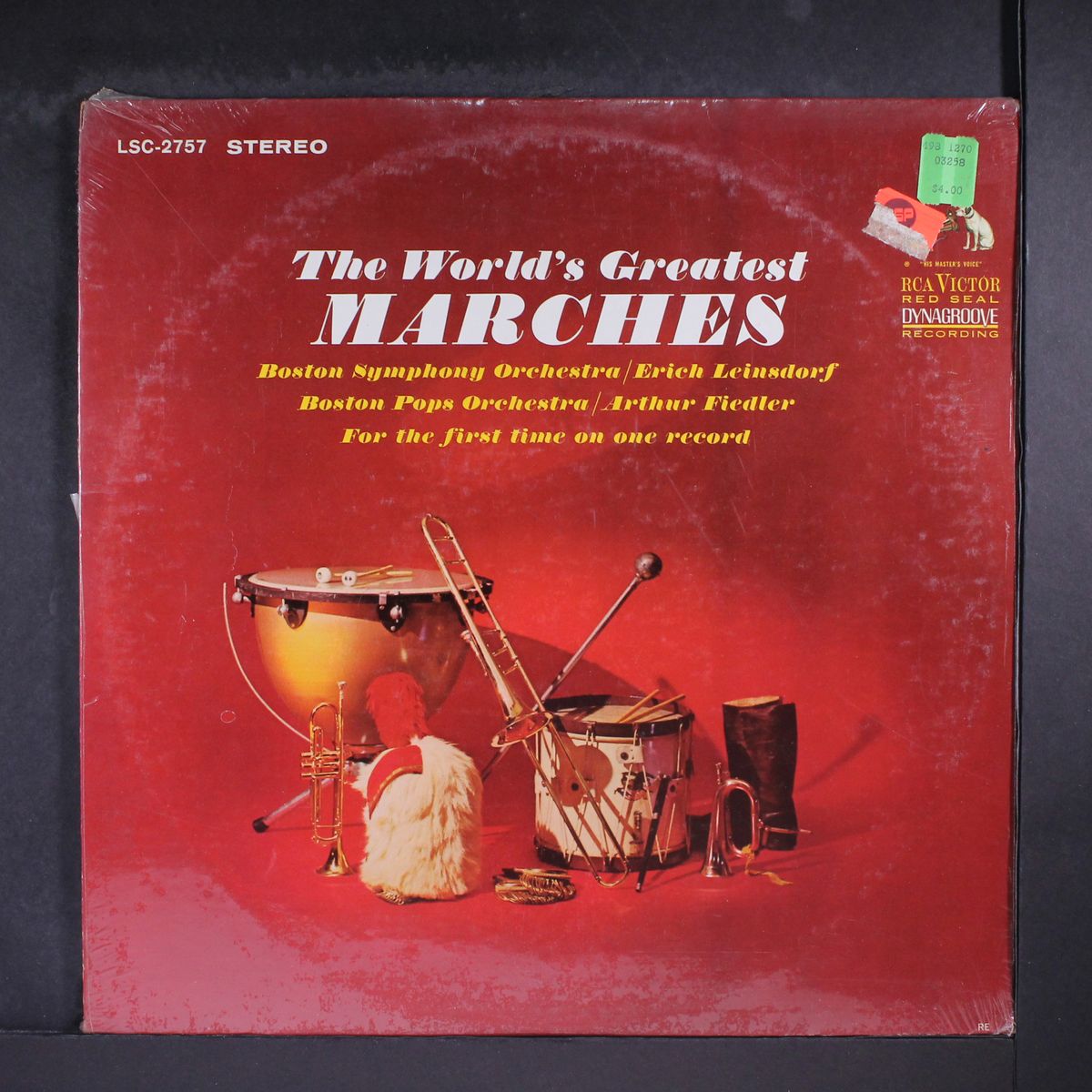the world's greatest marches by ERICH LEINSDORF / ARTHUR FIEDLER