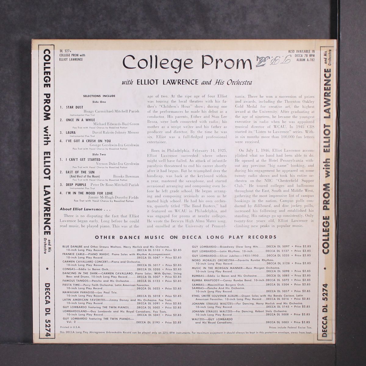 college prom by ELLIOT LAWRENCE